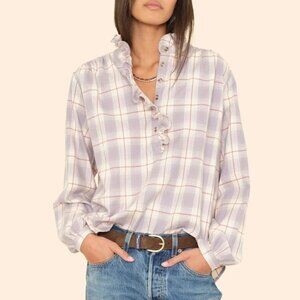 Xirena Caspian Top in Gray Mist